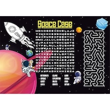 A3 Space Kids Activity Placemat Sheet