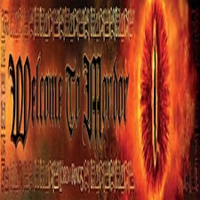 LORD OF THE RINGS (WELCOME TO MORDOR) WOODEN SIGN - WOOD PANEL