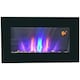image 1 of HOMCOM 1000W2000W Electric Wall Fireplace w LED Flame Effect Timer Remote Sleek Stylish Safe Home Heating