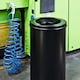 image 3 of Durable Fire Extinguishing Metal Waste Bin | TUV Certified | 60L | Grey