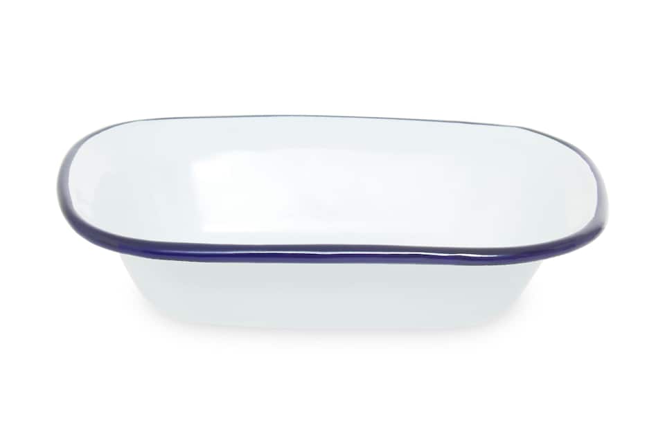 image 1 of Interiors by Premier Durable 16cm Rectangular Pie Dish, Stylish Constructed Rectangular Pie Dish, Versatile Non Stick Pie Dish | Blue | Not provided