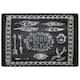 image 1 of Boho Style  motivating phrase (Rug) Black | Medium: 80x150cm
