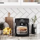 image 2 of HOMCOM 12L 8 in 1 Digital Air Fryer Oven with Roast, Bake, Dehydrate, 8 Preset Modes, Rapid Air Circulation, Timer, Inner Light, Memory Function, 1800W, Dish Wash Accessory, Black