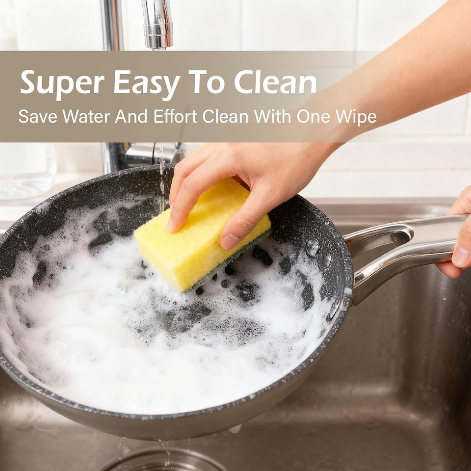 image 1 of Alivio 10Pc Aluminum Alloy Cookware Set Non-Stick & Easy to Clean