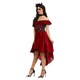 image 3 of Day Of The Dead Red Devil Fancy Dress Costume Ladies Large - UK 16-18