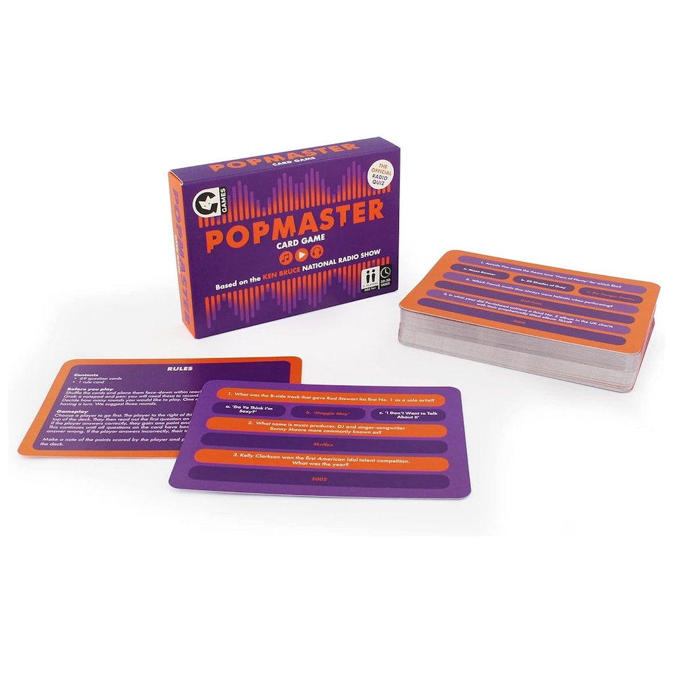 image 1 of Ginger Fox PopMaster Card Game