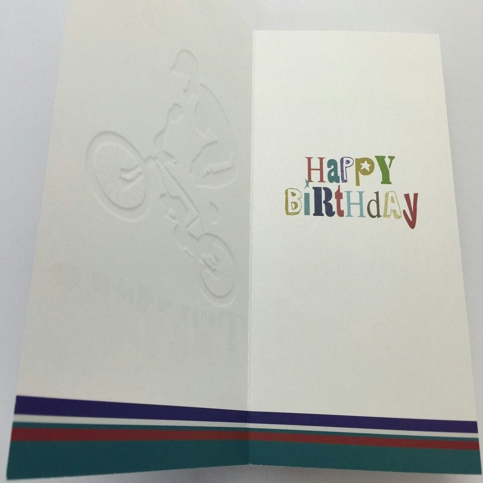 image 1 of 12th Birthday Card with Blue Envelope