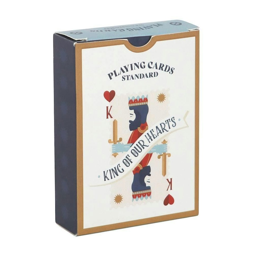 image 1 of Something Different King Of Our Hearts Playing Card Deck Set (Pack of 24) - Multicoloured - One Size
