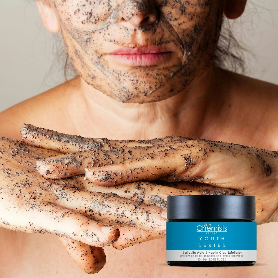 image 1 of skinChemists Youth Series Salicylic Acid & Kaolin Clay Exfoliator 60ml