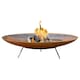 image 1 of Primrose Corten Steel Fire Pit & Water Bowl 100cm