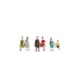 image 2 of Gaugemaster TT120 Sitting People (6) Hobby Figure Set