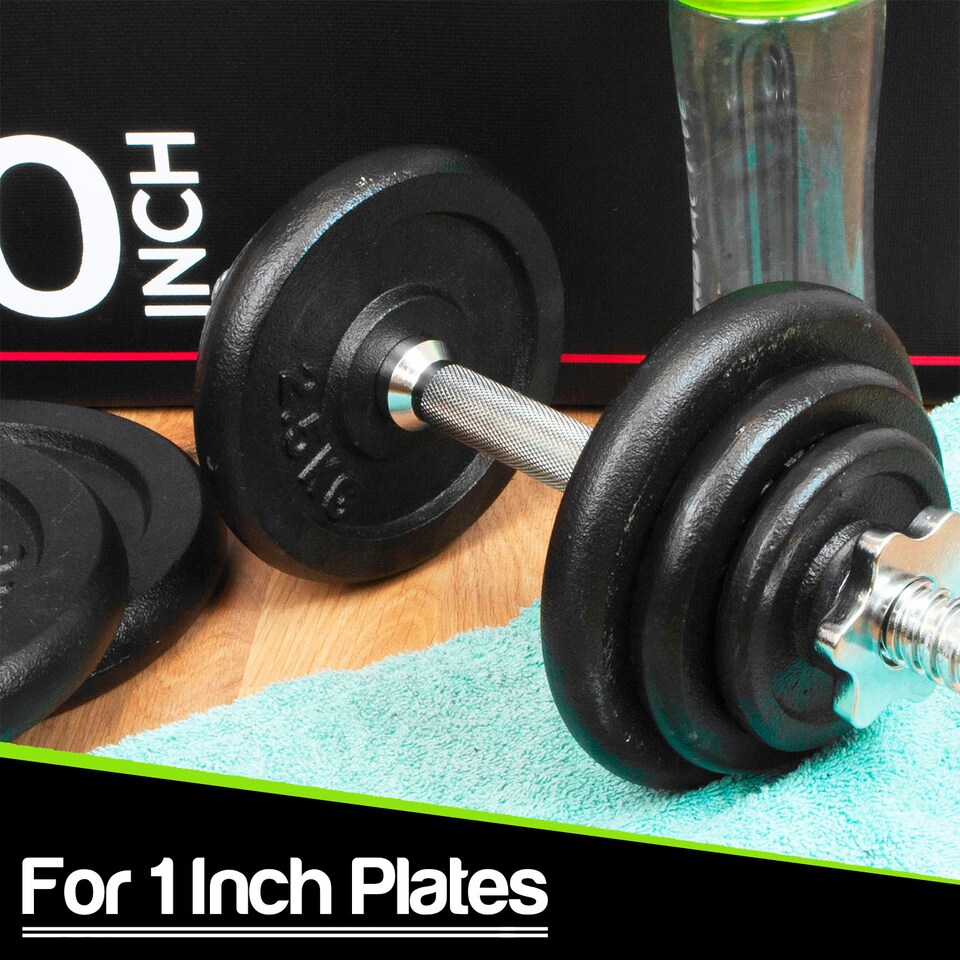 image 1 of Komodo 14 Inch Spinlock Dumbbell Bars