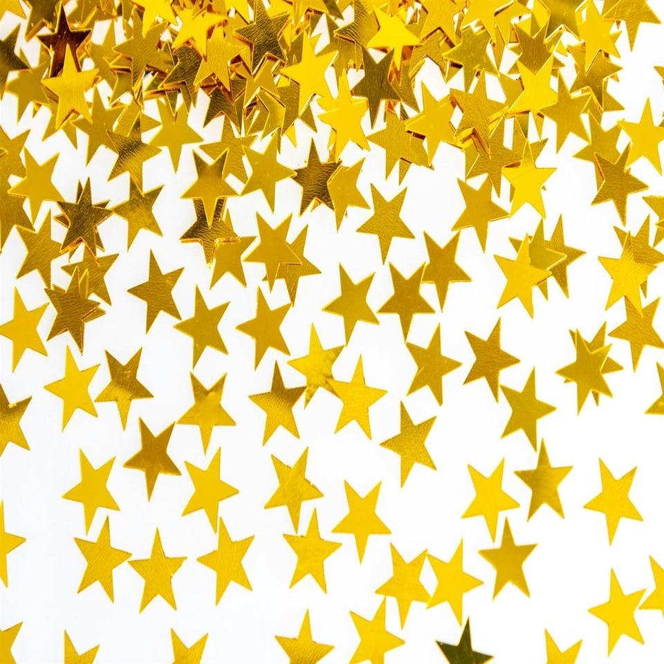 image 1 of 4 Packs of Gold Star Confetti (14g)