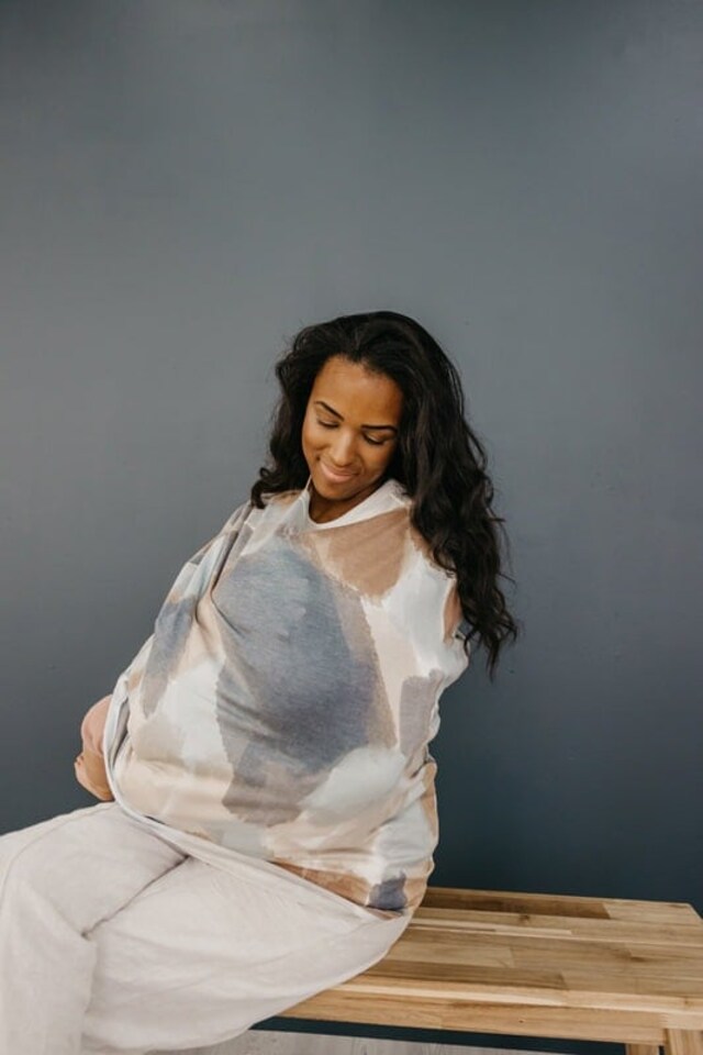 image 1 of Copper Pearl Nursing & Car Seat Cover Picasso