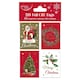 image 1 of Pack of 20 Foiled Traditional Christmas Gift Tags
