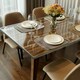 image 3 of 2mm Thick Clear Transparent PVC Tablecloth - 1.45cm Wide Clear | Length: 4.5m