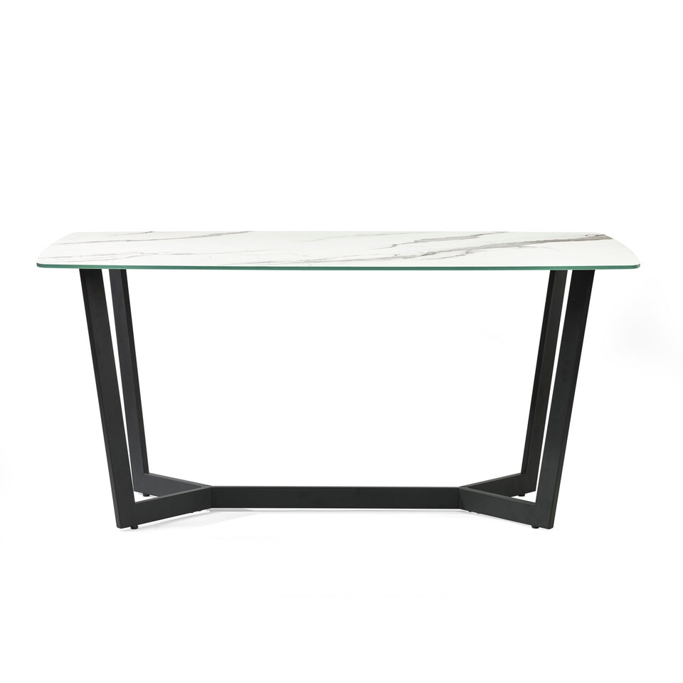 image 1 of Premium Olympia 160cm Dining Table - White Marble