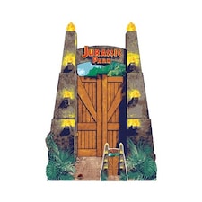 Jurassic Park Entrance Sign Medium Lifesize Cardboard Cutout 131cm