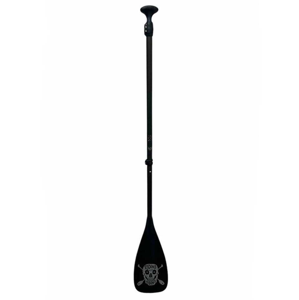 image 1 of Riding not Hiding Carbon Nylon 3-Piece Paddle | Black | Midi