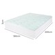 image 3 of Lavio Mattress Topper Pillowtop Memory Foam Bamboo Cover Bed Protector | White | Super King