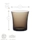 image 3 of Duralex Lys Tumbler Glasses - 210ml - Creole - Pack of 6 | Grey | Creole