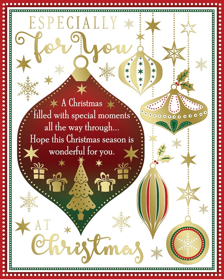 image 1 of Box of 24 Classic Design Luxury Portrait Christmas Cards With Envelopes