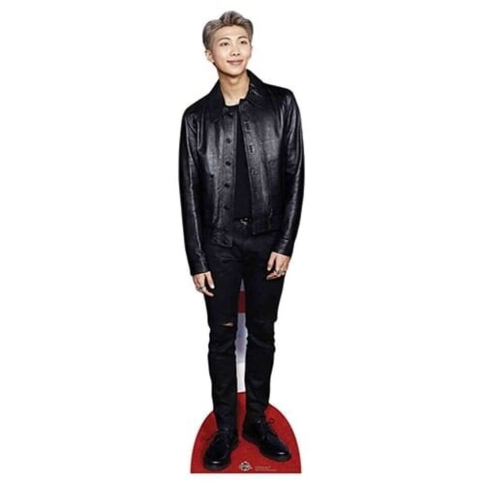 image 1 of Kim Nam-joon RM BTS Bangtan Boy Star Mini Cardboard Cutout 90cm