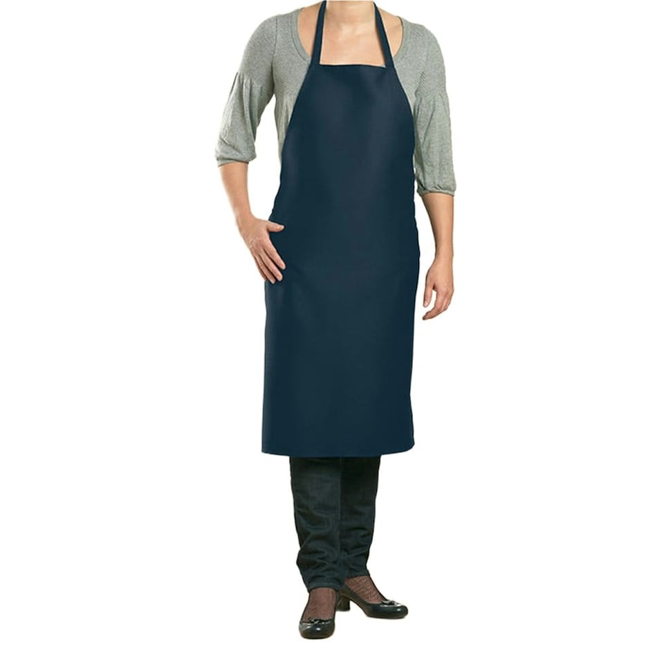 image 1 of MidOcean Kitab Cotton Kitchen Apron - French Navy - One Size | Blue