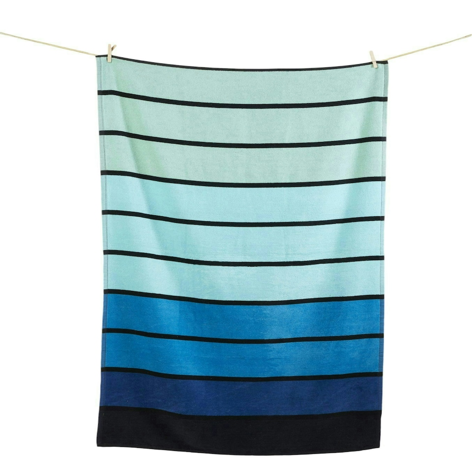 image 1 of Ombre Stripes Multi Beach Towel