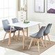 image 8 of Halo 4 or 6 seating Dining Table Single, White White