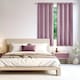 image 4 of Lilac Lined Blackout Eyelet Curtains - 46 x 54 Inch Drop - 2 Panel | Purple | One Size