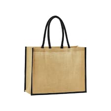 Westford Mill Classic Starched Jute Tote Bag - Natural - One Size | Cream