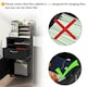image 6 of HOMCOM  Filing Cabinet with Drawers and Open Shelf, 60cm, Black