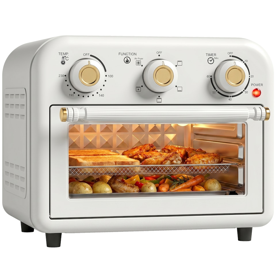 image 1 of HOMCOM Air Fryer Oven, Convection Oven, 12 L