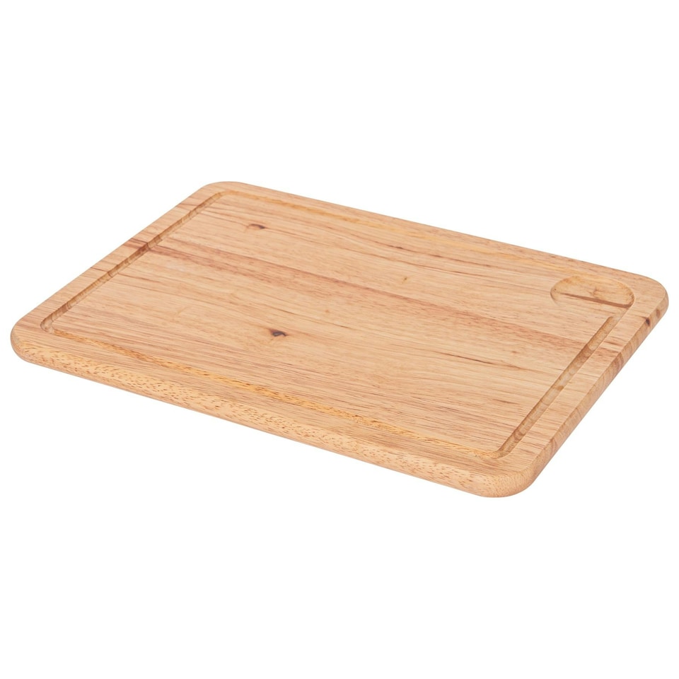 image 1 of Argon Tableware Rectangular Wooden Chopping Board - 40cm x 30cm Brown