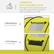 image 5 of Outsunny Camping Tent Dome Pop-up Tent  with Windows for 4-5 Person Dark Green