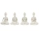 image 1 of Set of 4 Miniature Buddha Figurines