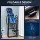 image 3 of HOMCOM Foldable Gravity Inversion Table, Fitness Bench w/ Soft Ankle Cushions