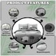 image 2 of VELVETIO Sheep Duvet Cover Set Reversible Polycotton Easy Care Beddings Grey | King