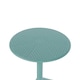 image 3 of Rimini Cala Outdoor Grade Bistro Table and 2 Chair Set - Plastic/Metal - L60 x W60 x H82 cm - Sky Blue - Partially Assembled