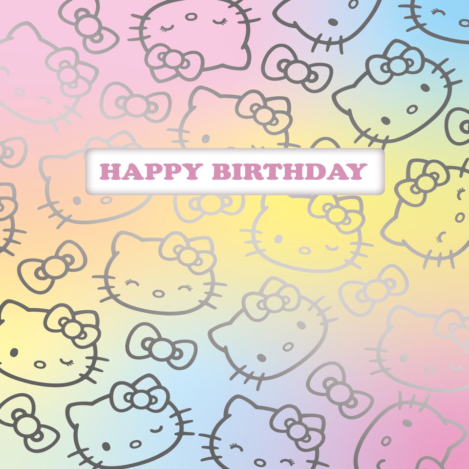 image 1 of Hello Kitty Birthday Card