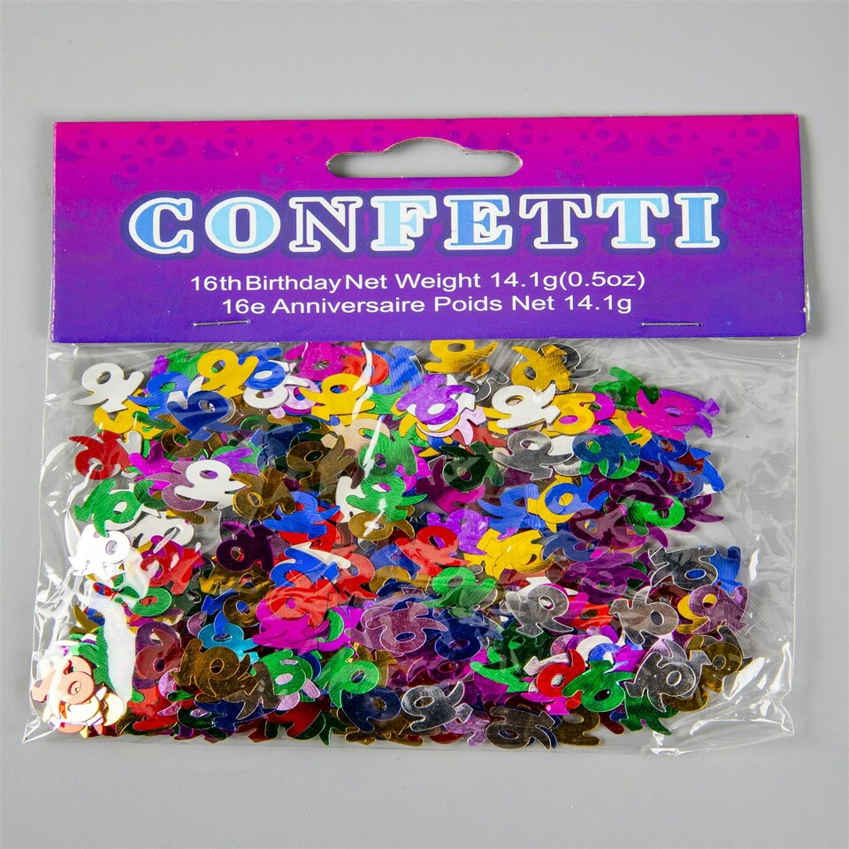 image 1 of 2 packs 16th Birthday Confetti