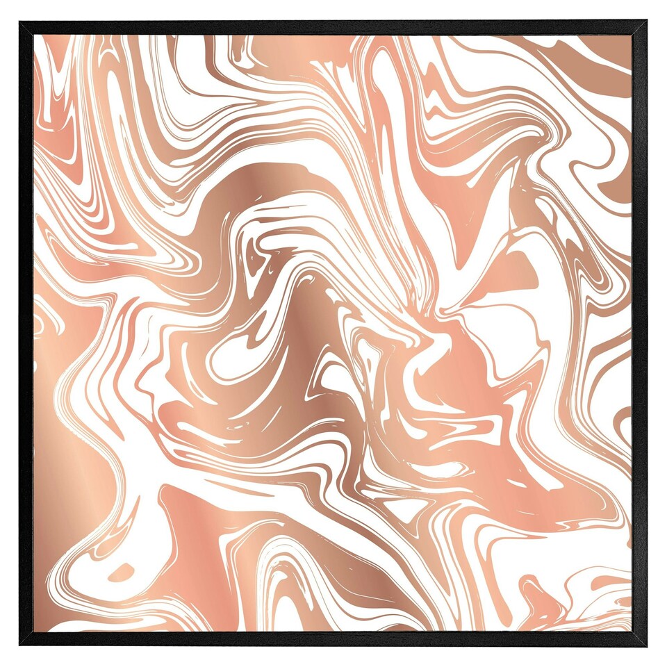 image 1 of Rose gold marble (Picture Frame) Grey | XS