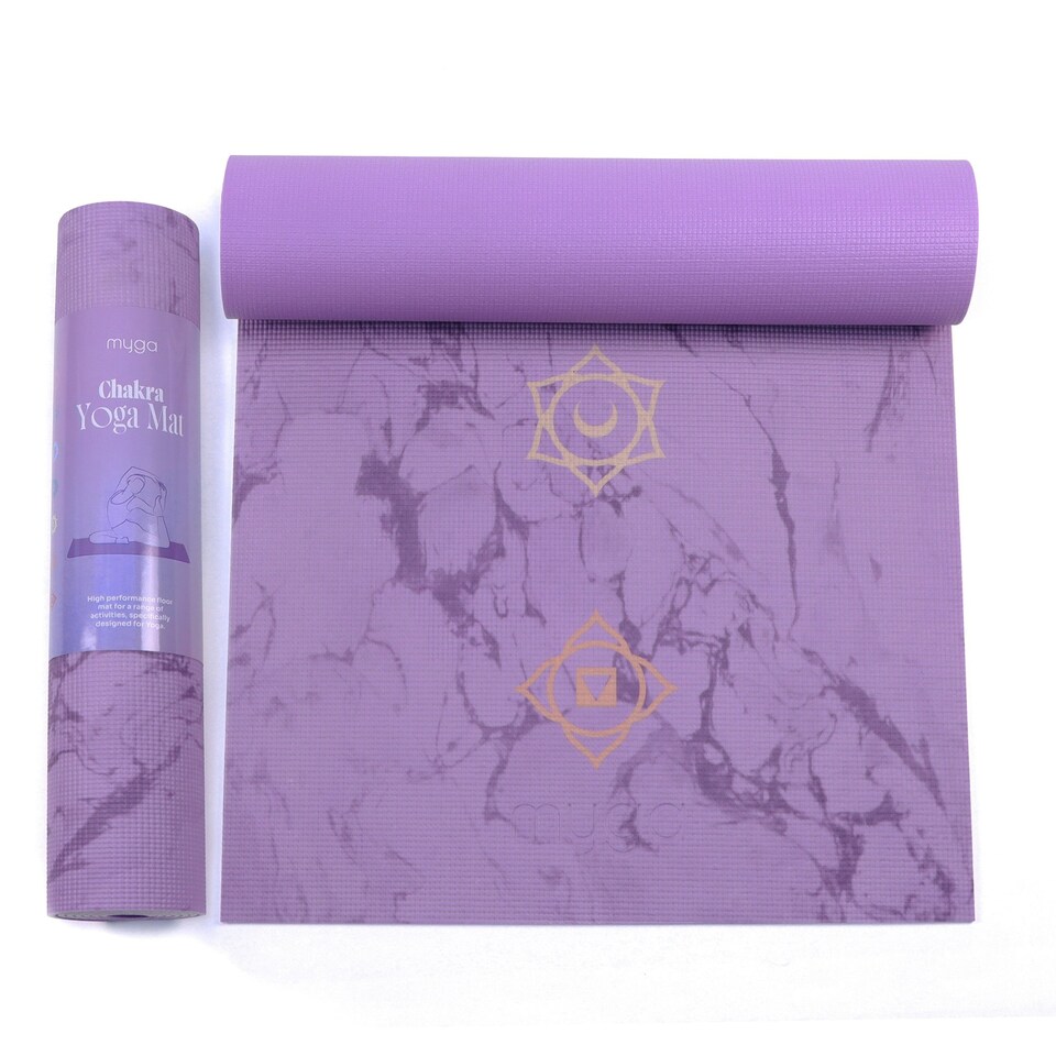 image 1 of Myga Chakra Printed Yoga Mat