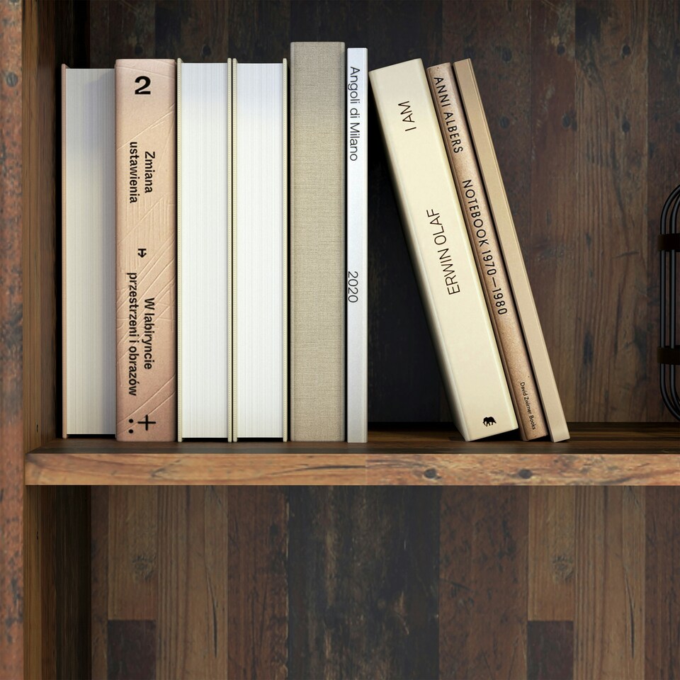 image 1 of Essential Wide 5 Shelf Bookcase in Vintage Oak