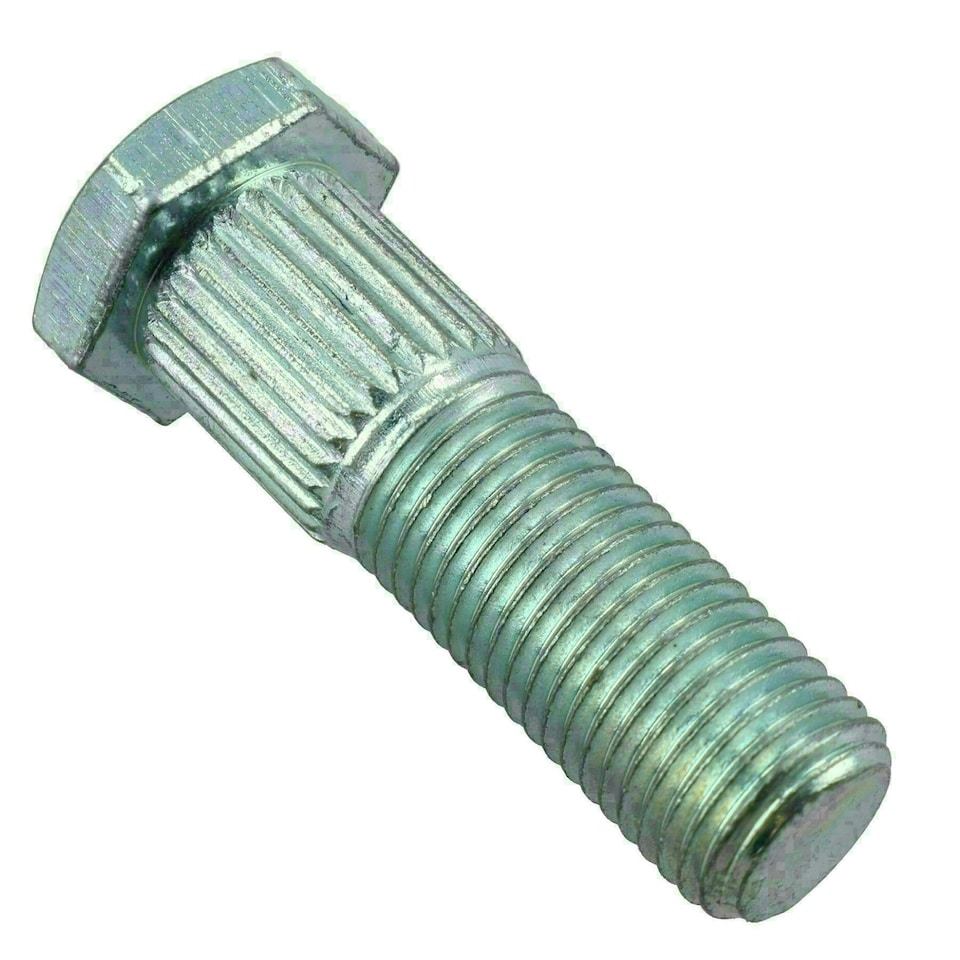 image 1 of Pack of 8 3/8" UNF Wheel Studs And Nuts For 4" PCD Trailer Suspension Hubs