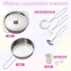 image 9 of COSTWAY Pretend Play Kitchen Kids Wooden Toy Set Kitchen Accessory Playset Pink