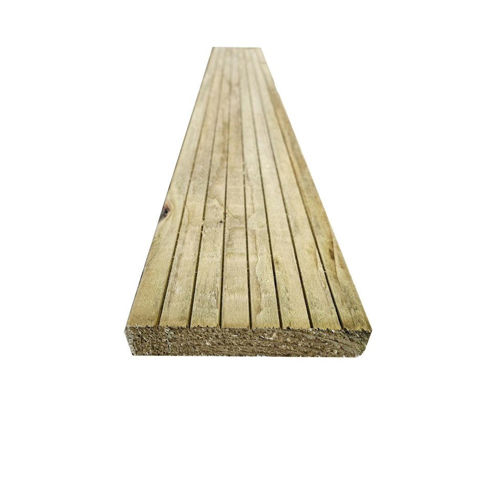 image 1 of Snowdon Timber Factory Reject DB251208T10 Treated Decking Board (L) 2.4m (W) 120mm (T) 25mm 10 Pack N/A