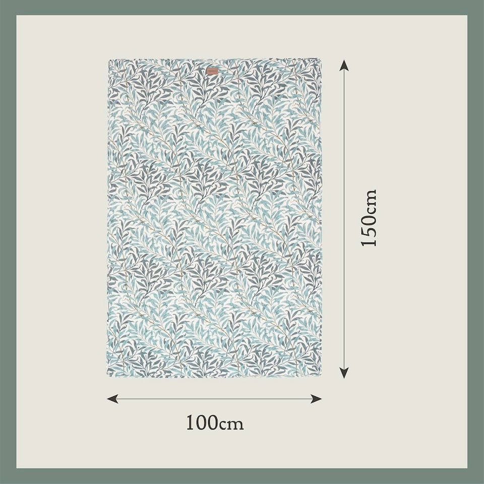 image 1 of Morris & Co Willow Bough Print Pet Blanket 150 x 100 cm Cream | One Size
