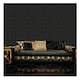 image 2 of Versace Greek Key Wallpaper - Black - 10m x 70cm Black